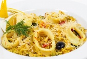 Фото Пицца с морепродуктами